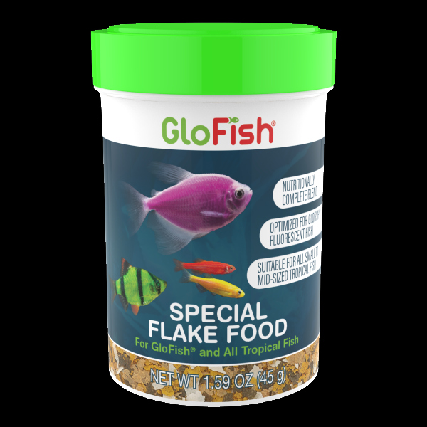 angie love fish net GloFish® Special Flake Food