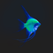 GloFish® Electric Green® Angelfish (1 ct)