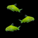 GloFish® Corydoras Single Color Set (3ct) Green